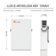 Felicity LUX-E-48100LG04 5,12 kWh Batteriespeicher – Produktansicht 05