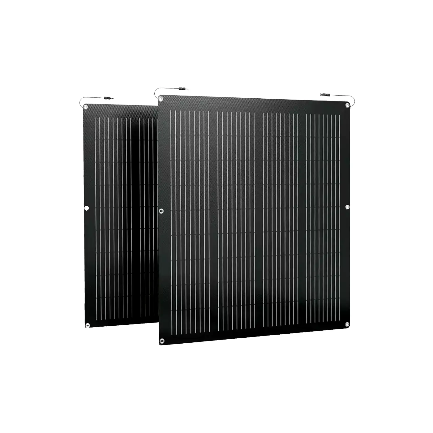Flexible solarmodule lpvisola 420W_ 2x210W Full Black mit Anker SOLIX Solarbank 3 E2700 Pro – Produktansicht 01
