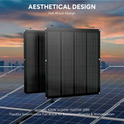 Flexible solarmodule lpvisola 420W_ 2x210W Full Black mit Anker SOLIX Solarbank 3 E2700 Pro – Produktansicht 03