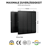 Flexible Solarmodule lpvisola 420W 2x210W-15M für Balkonkraftwerk