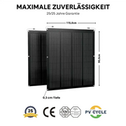 Flexible Solarmodule lpvisola mit Anker SOLIX Solarbank 3 E2700 Pro 