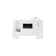 Growatt AXE 5.0L Modularer Lithium Solar Stromspeicher von hinten, zeigt Design und Anschlussmöglichkeiten.
