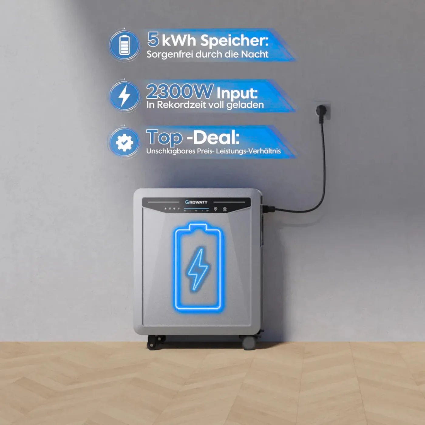 Growatt AURA 5000 AC Stromspeicher – Produktansicht 07