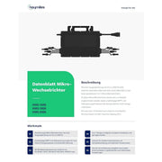 Hoymiles HMS-1800-4T Datenblatt