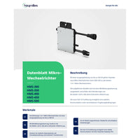 Hoymiles HMS-500-1T Datenblatt