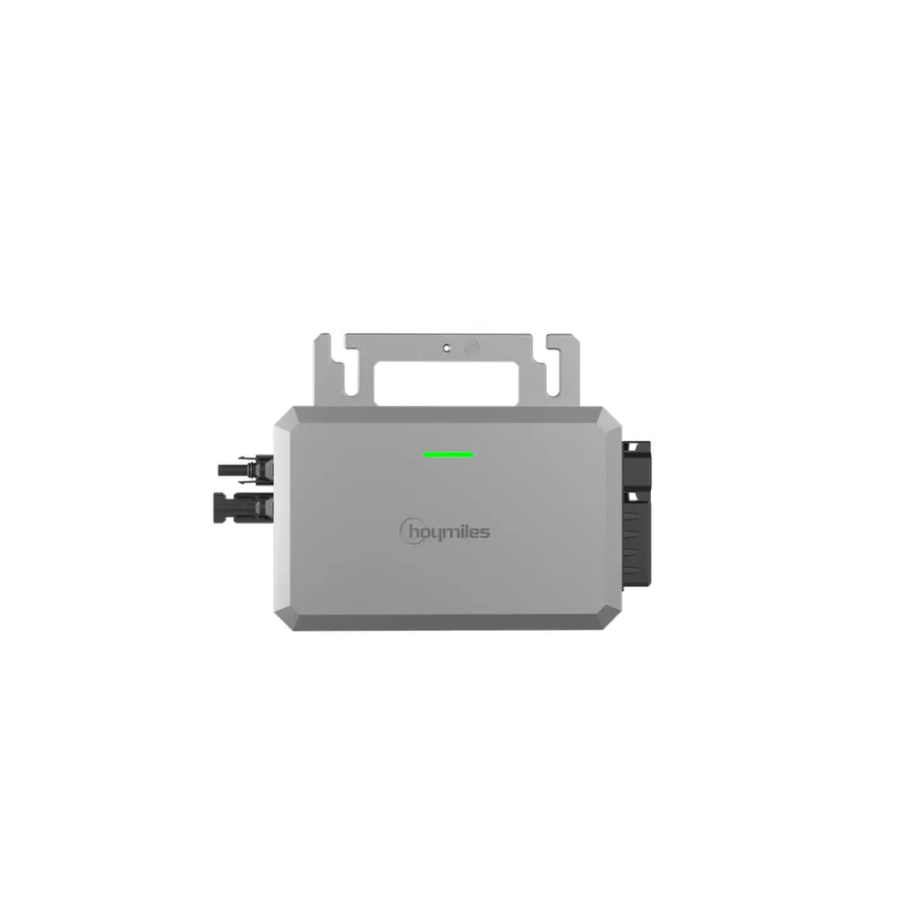Hoymiles HF-800-WB Hiflow Mikrowechselrichter WIFI Integriert in silberner Farbe, kompakte Bauweise und modernes Design.