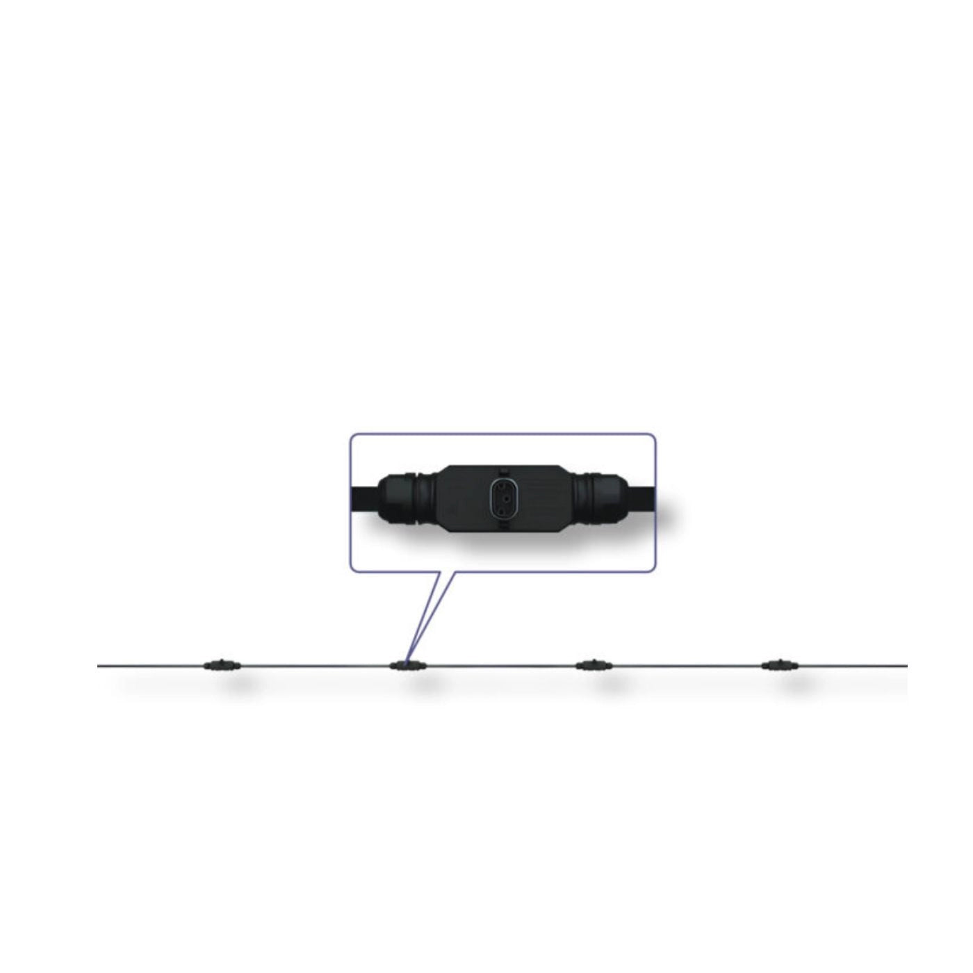 Hoymiles T-Knoten Set mit AC-Kabel 3m für HMT-Inverter – Produktansicht 06