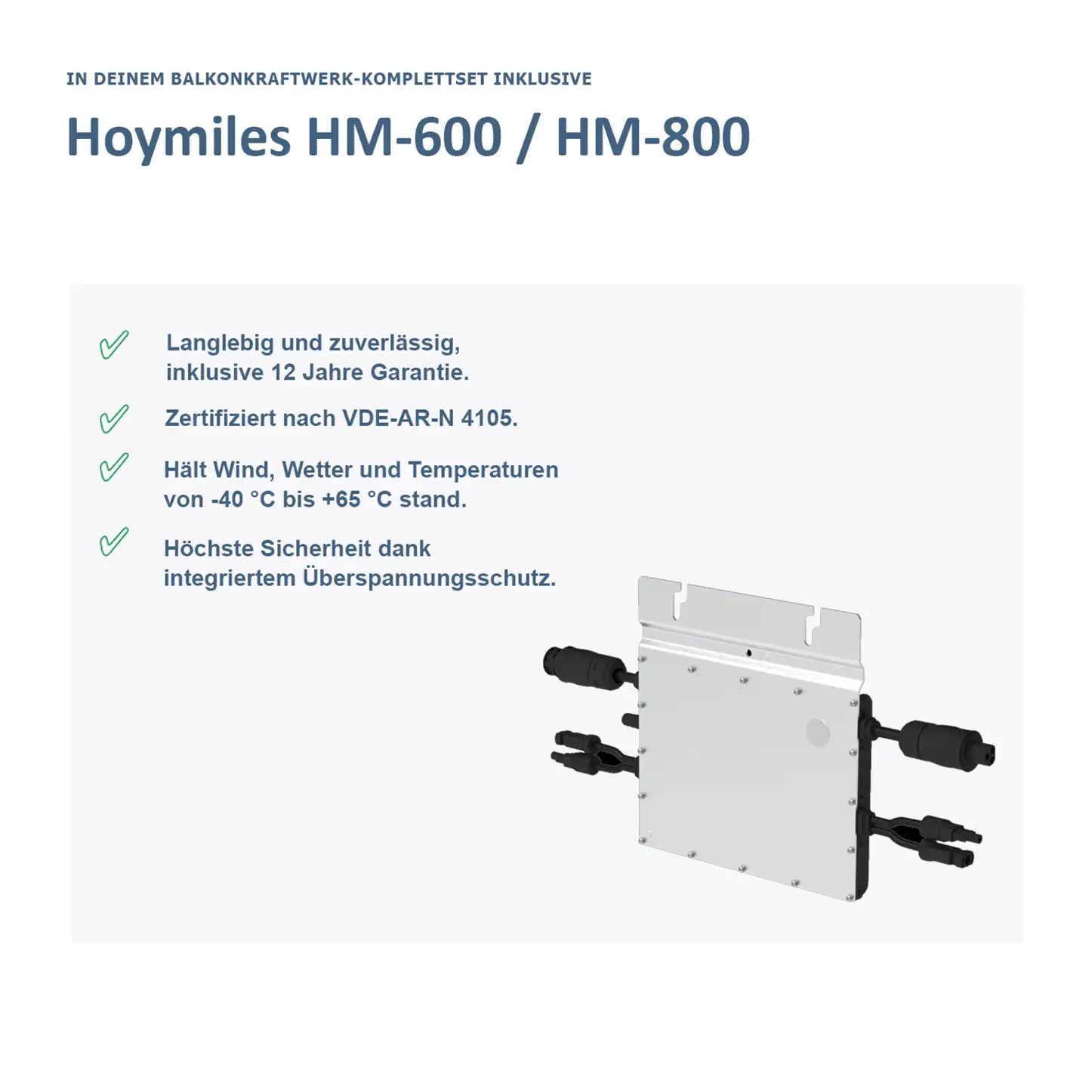 Microinvertorul Hoymiles HM-600 – Prezentare generală a produsului 02