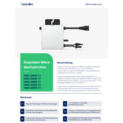 Hoymiles HMS-400W-1T WiFi Microinverter