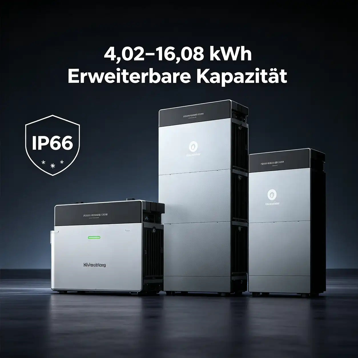 Hoymiles HiBattery 4020 Serie mit Erweiterung von 4,02 auf 16,08 kWh