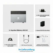 Hoymiles HiBattery 4020 AC Set mit 4 × 500W Solarmodule Komplettset