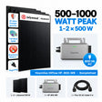 Ensemble complet Hoymiles HiFlow HF-800 avec panneaux solaires de 500 W