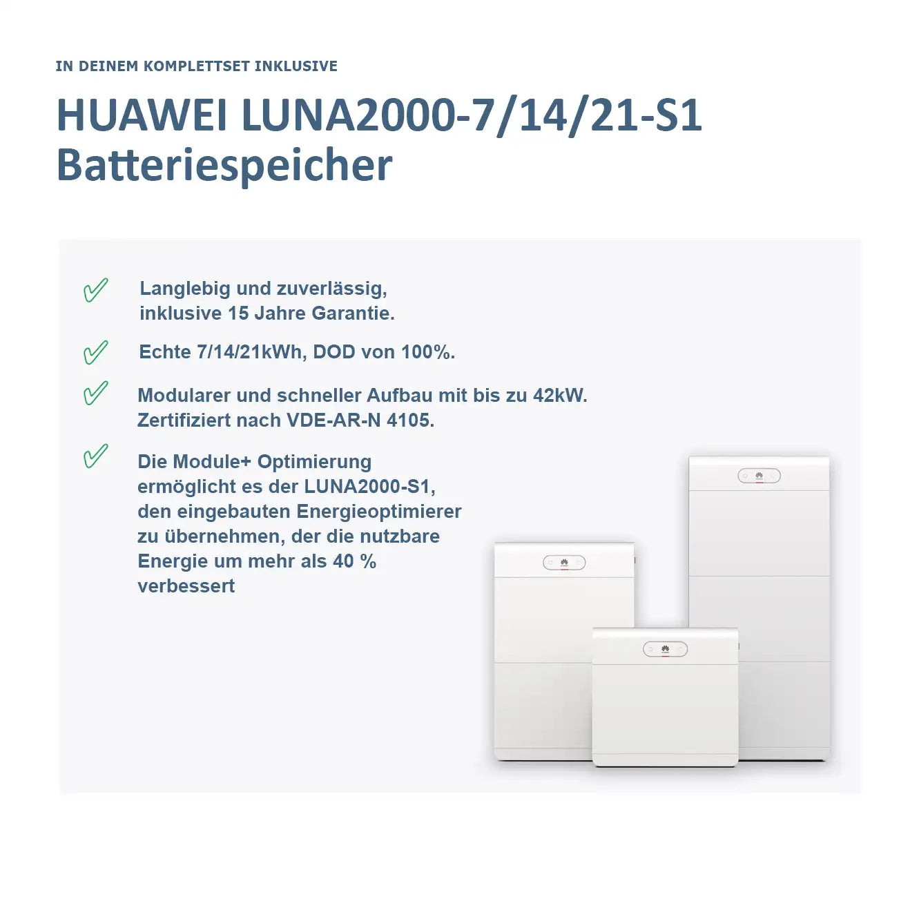 Komplettset - Huawei LUNA2000-S1