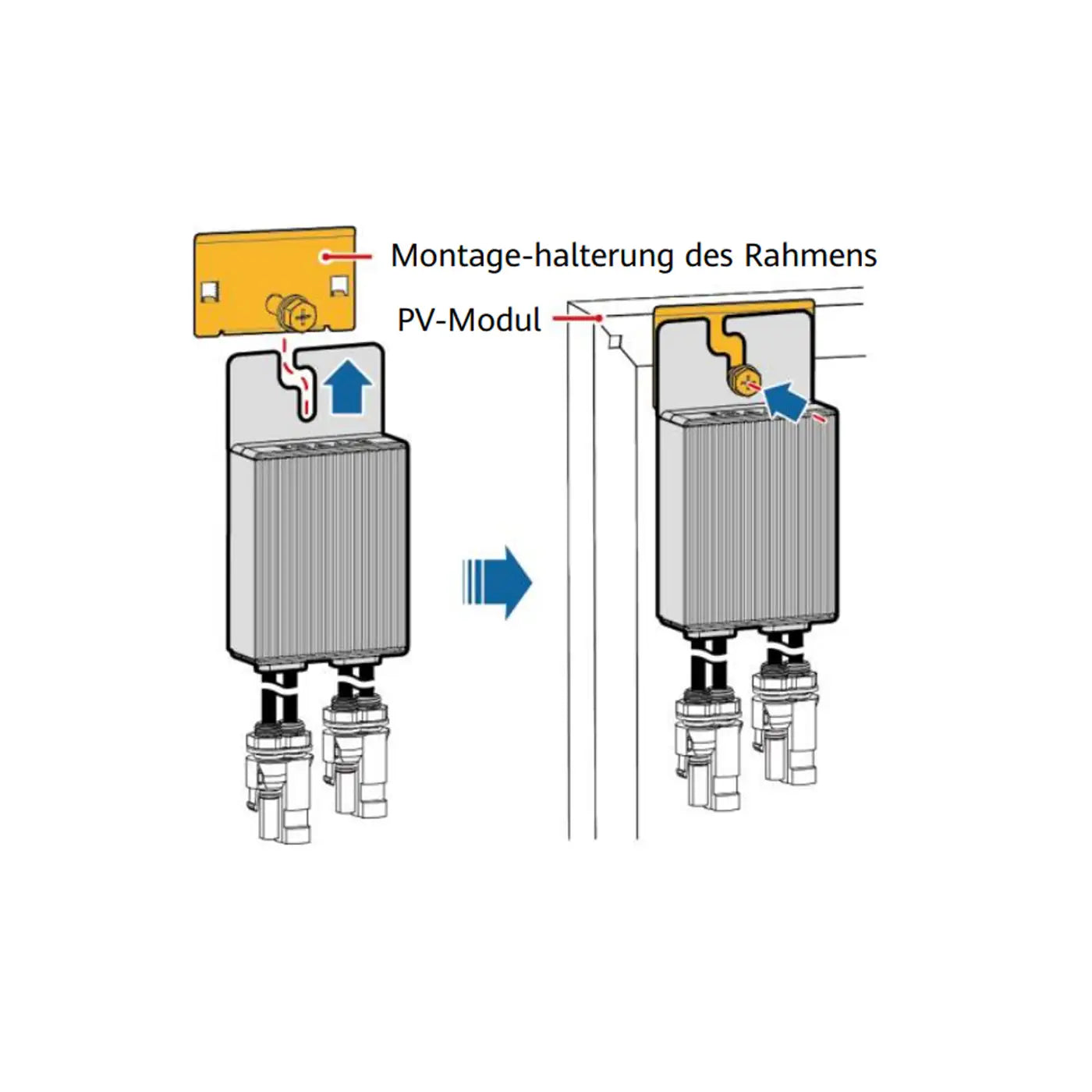 Huawei Original Montaghalterung für Optimizer – Montageansicht 3