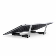 PV-Modul auf dem KSENG 20° Ballast-Montagesystem mit vier Ballastblöcken