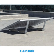 KSENG Flachdach Ballast-Montagesystem 20° für PV-Module