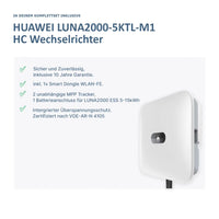 Huawei SUN2000 5KTL + mémoire LUNA et kit complet solaire Munich