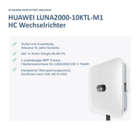 Huawei 10KTL y Huawei LUNA Conjunto completo de memoria