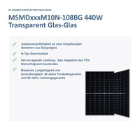 Huawei PV Komplettanlage 10KTL mit Glas Glas Modulen & S0-Speicher