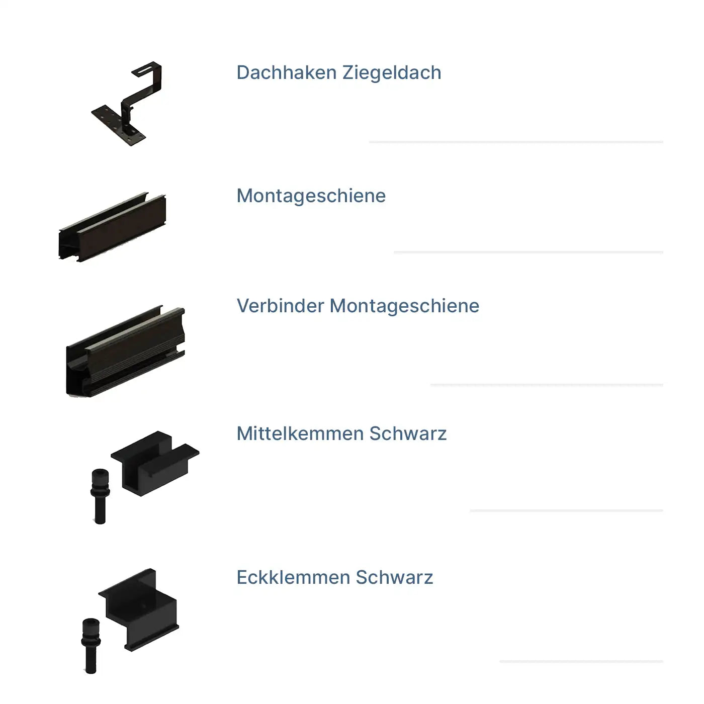 Unterkonstruktion & Huawei LUNA Speicher Komplettset – Produktansicht 08