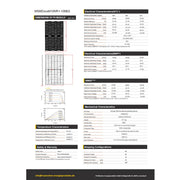 Technische Datenblatt für 500W MSMDxxxM10NR1-108BG N-Type TOPCon Bifazial Glas-Glas Solarmodul.