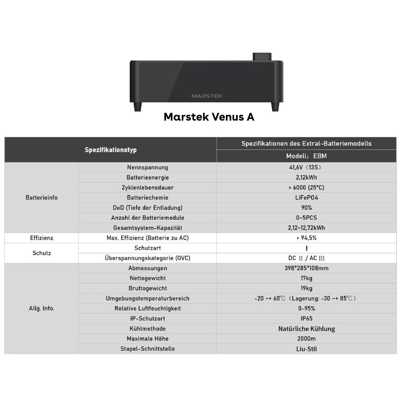 Marstek VENUS A All-In-One Balkonkraftwerk Speicher – Produktansicht 08