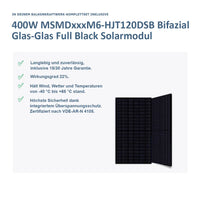 Centrale de balcon MiniPower 1600W/1500W biface verre-verre 02