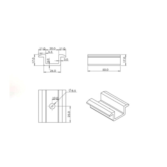 Mittelklemme – Produktansicht 02