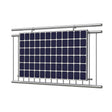 Suport de montare pentru centrală fotovoltaică de balcon – vedere de instalare
