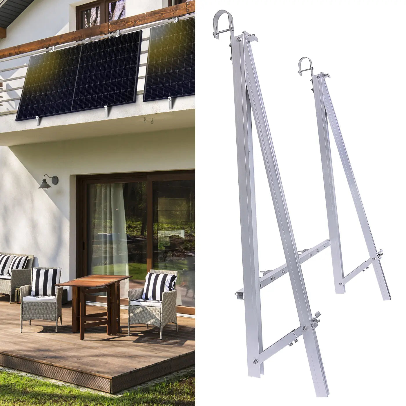 Power4Home Solarmodul-Halterung – Montageansicht 5