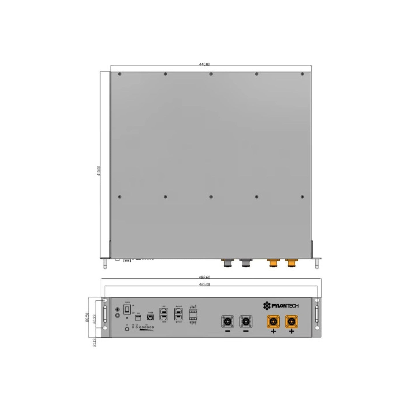Pylontech US2000C 2,4kWh LiFePO4 Speicher inkl. BMS – Produktansicht 03