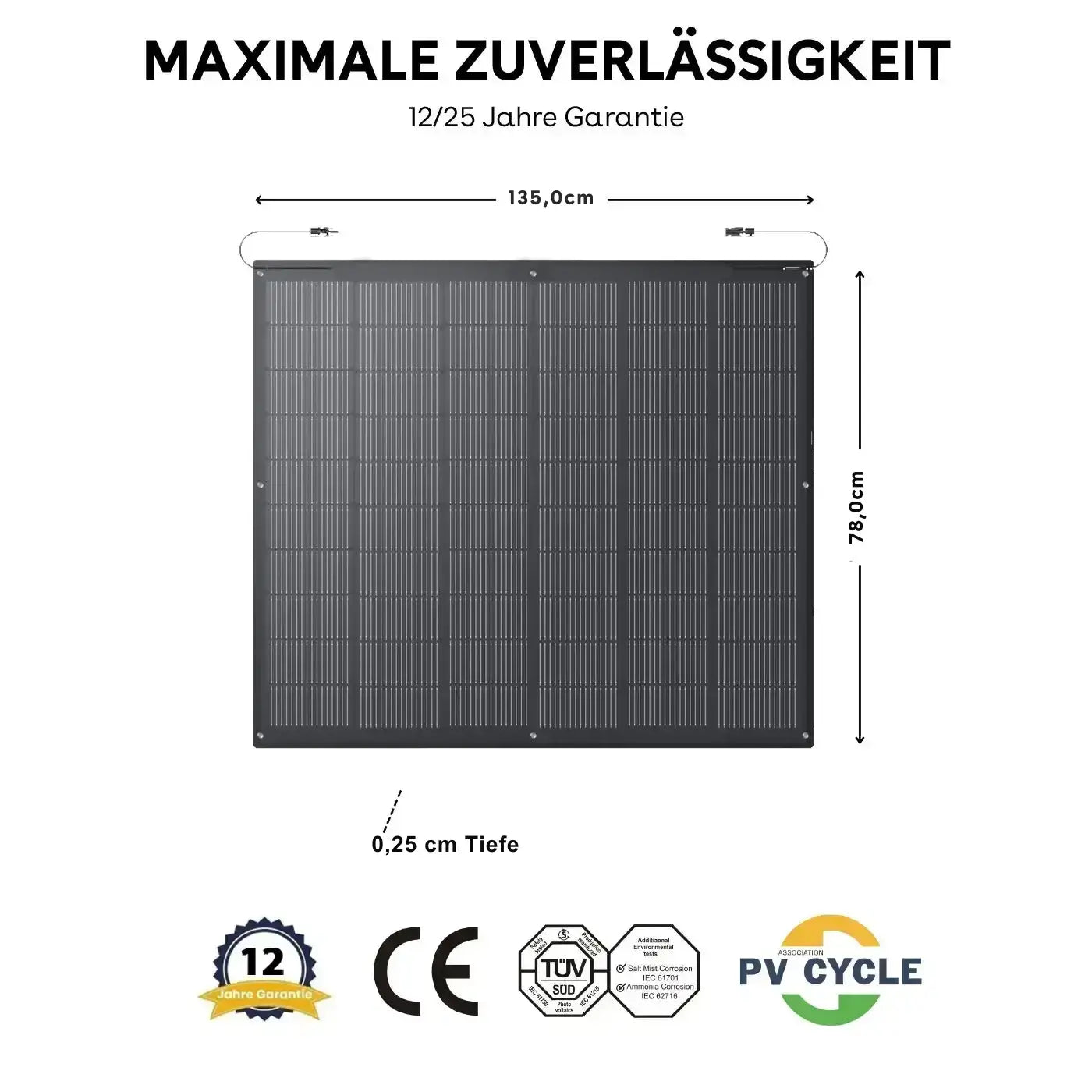  RENEPV Flexible Solarmodul 225W 