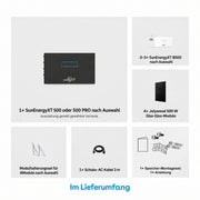 SunEnergyXT 500 / 500 PRO Speicher-Komplettset mit 4× 500-W-Solarmodulen