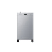 Zendure SolarFlow 4000 Mix AC+ Heimspeichersystem in silberner Farbe, mobile und effiziente Energielösung.