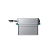 Zendure SolarFlow 800 Pro 2 Energiespeichersystem von der Seite mit Anschlusskabeln