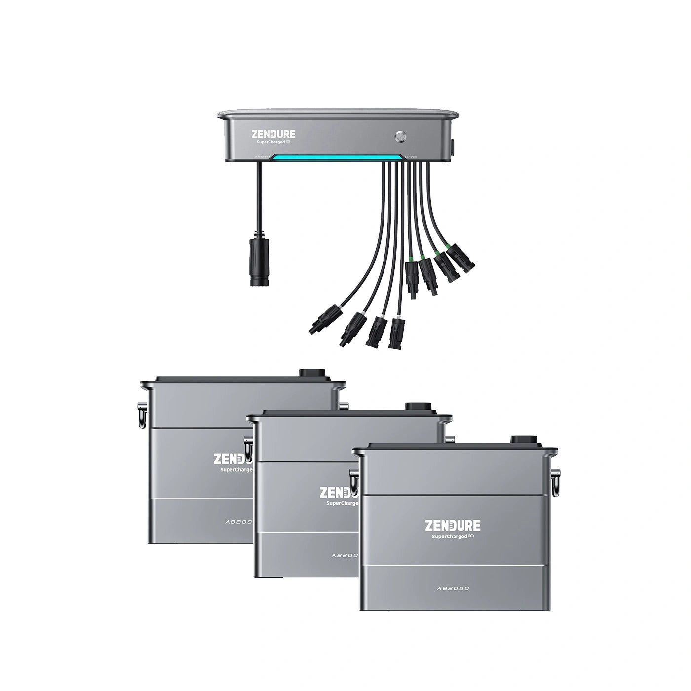 Zendure SolarFlow Set 5760Wh Hyper 2000 mit 3x Zendure AB2000 – Produktansicht 01