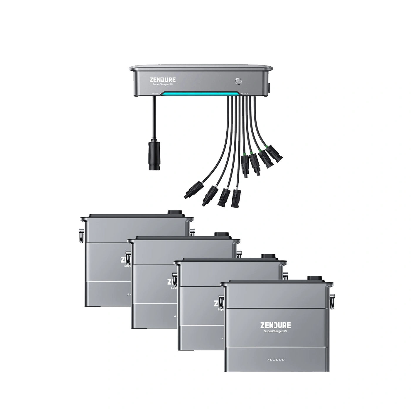 Zendure SolarFlow Set 7680Wh Hyper 2000 mit 4x Zendure AB2000 – Produktansicht 01