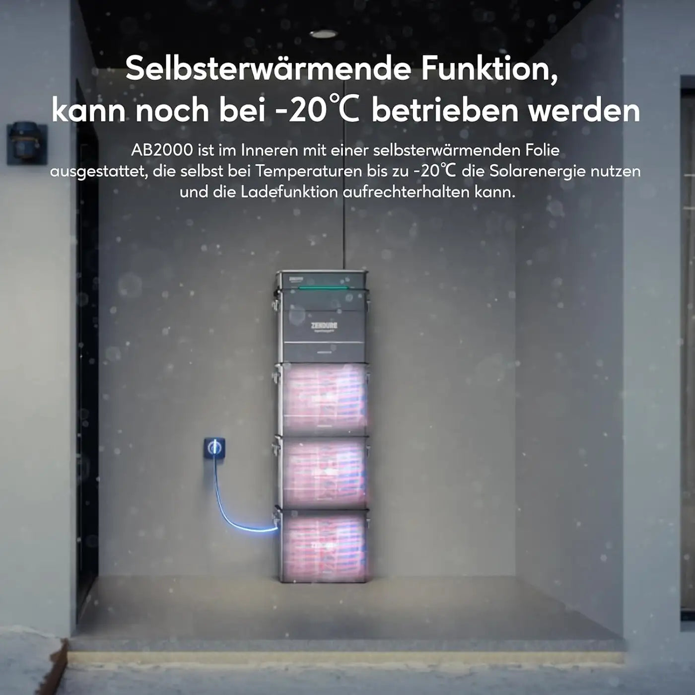 Zendure SolarFlow Hyper 2000 Hy­brid-Wech­sel­rich­ter – Produktansicht 06