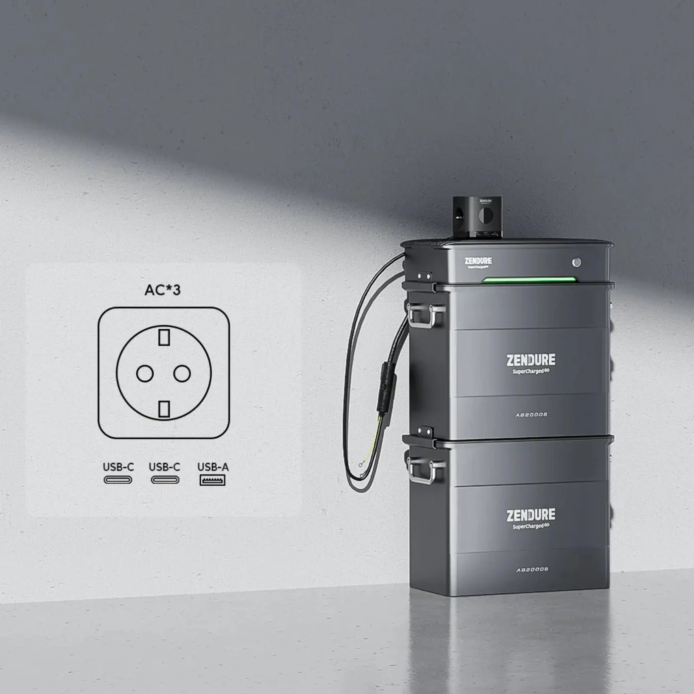 Zendure Off-Grid-Steckdosenleiste – Produktansicht 04