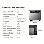 Anker SOLIX Solarbank 4 E5000 Pro 5 kWh mit Power Dock – Produktbild 8