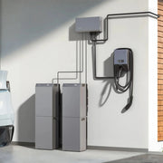EcoFlow STREAM Gateway – Hersteller-Anwendungsbeispiel in der Garage; Speicher und Ladegerät separat