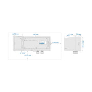 EcoFlow STREAM Gateway – Montageabstände und Standortwahl – Herstellerdiagramm