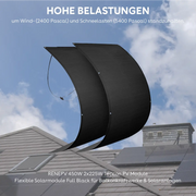 Flexible Solarmodule RENEPV Flexible Solarmodule RENEPV mit Anker SOLIX Solarbank 3 E2700 Pro/Anker SOLIX Solarbank 2 E1600