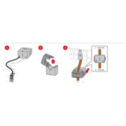 Split-Core-Installationsschritte für den Fronius Smart Meter CT V 100 A / 333 mV