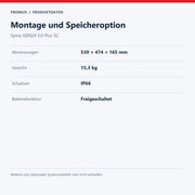 Montage und Speicheroption – Symo GEN24 5.0 Plus SC