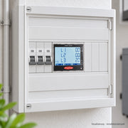 Fronius Smart Meter TS 65A-3 – dreiphasiger Energiezähler bis 65 A – Visualisierung eines Installationsbeispiels; Umgebung nicht im Lieferumfang