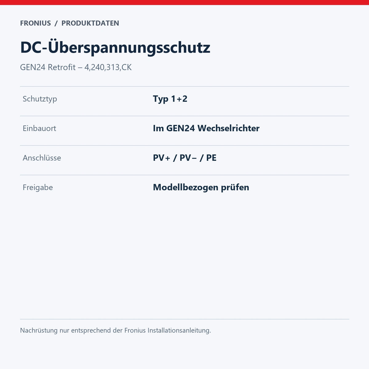 DC-Überspannungsschutz – GEN24 Retrofit – 4,240,313,CK
