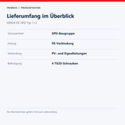 Lieferumfang im Überblick – GEN24 DC SPD Typ 1+2