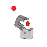 Fronius CT V 400/333 mV – Öffnen des teilbaren Gehäuses – Auszug aus der Herstelleranleitung