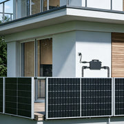 Hoymiles HMS-1600/2000-4WB – Hersteller-Anwendungsbeispiel 1; Montageumgebung und Befestigung nicht im Lieferumfang